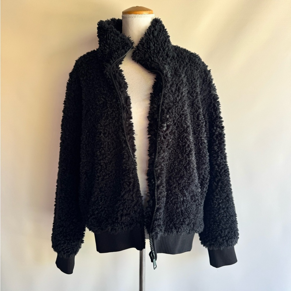 Dex Sherpa Fleece Zip Up Jacket - sz XL